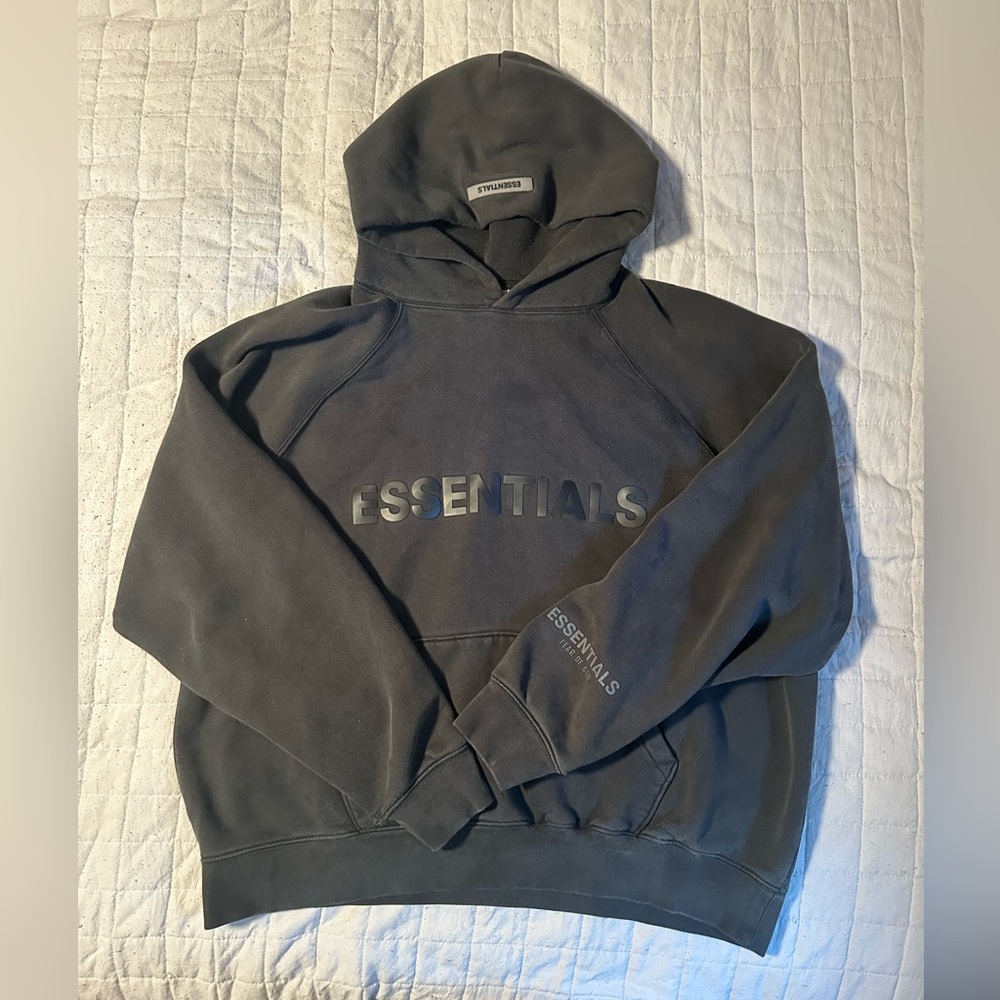 Essentials Black Sweatshirt Oversized Pullover - image 4